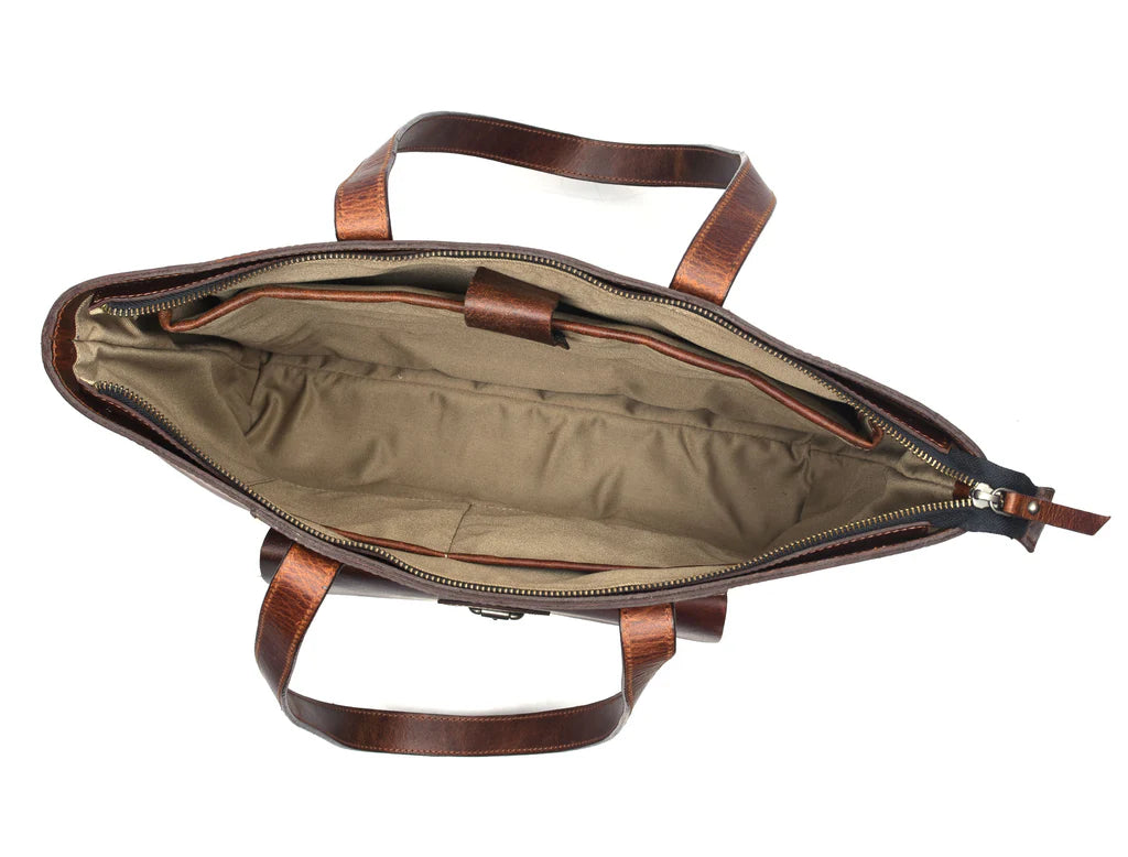 Voyager Leather Tote – Premium European Cow Leather Bag