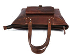Load image into Gallery viewer, Voyager Leather Tote – Premium European Cow Leather Bag
